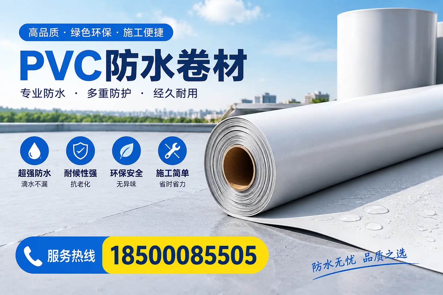 选用PVC防水卷材时需要避开的常见误区,特别是在东莞